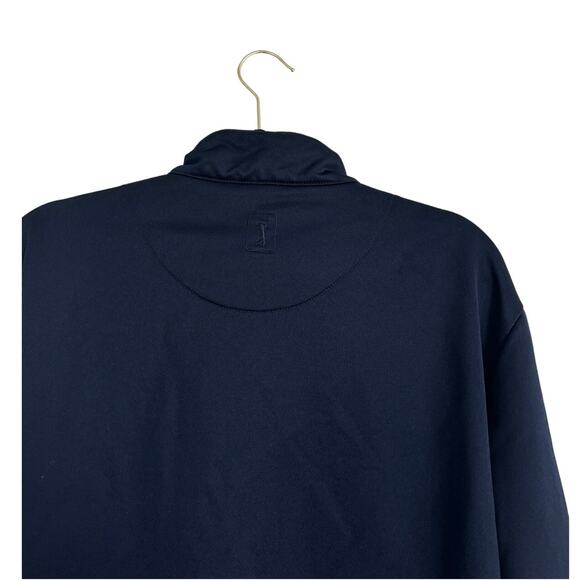 PGA Tour Navy Track Jacket 1/4 Zip Pull Over Size XL - Picture 5 of 5